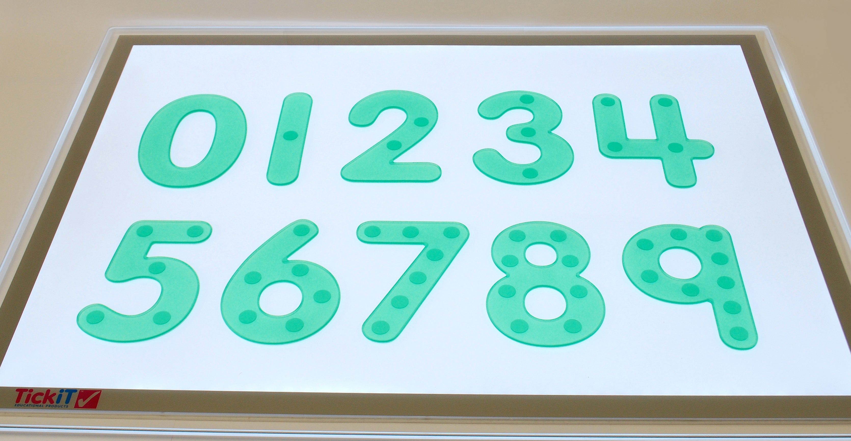 SILISHAPES DOT NUMBERS GREEN