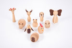 Load image into Gallery viewer, WOODEN ANIMAL FRIENDS 10PCS
