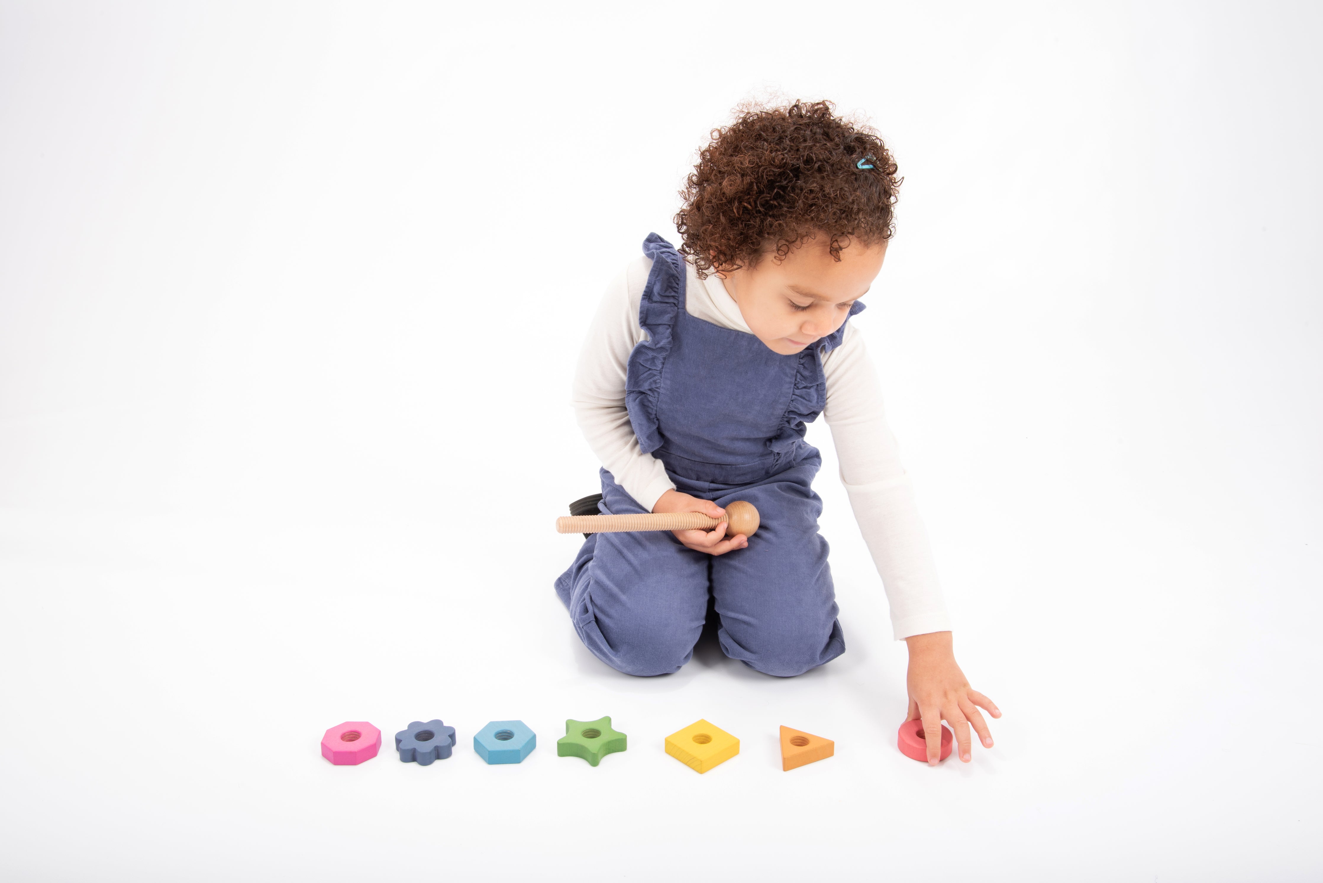 RAINBOW WOODEN SHAPE TWISTER