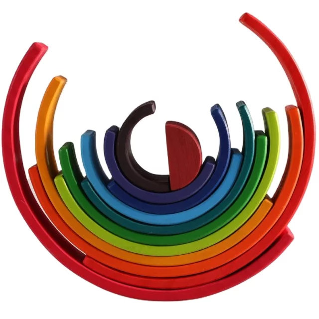 Wooden Rainbow Arch (12 Piece)