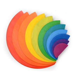 Rainbow stacking plates