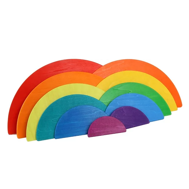 Rainbow stacking plates