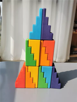 Load image into Gallery viewer, Rainbow Ladder Blocks
