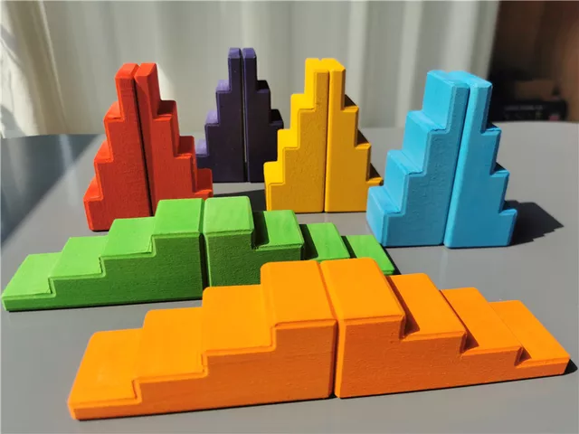 Rainbow Ladder Blocks