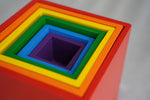 Load image into Gallery viewer, Stackable Cubes (Rainbow)
