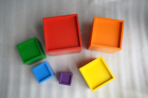 Stackable Cubes (Rainbow)