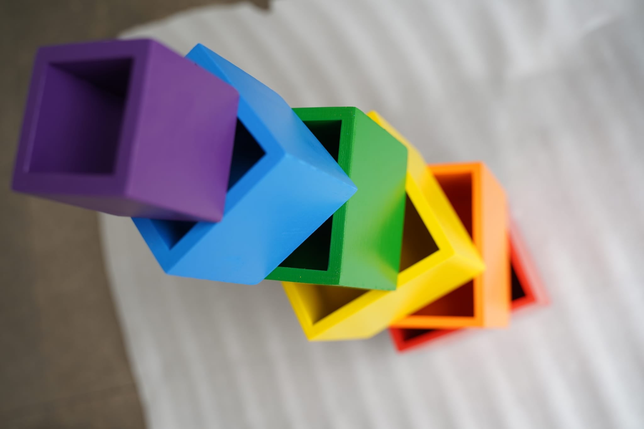 Stackable Cubes (Rainbow)