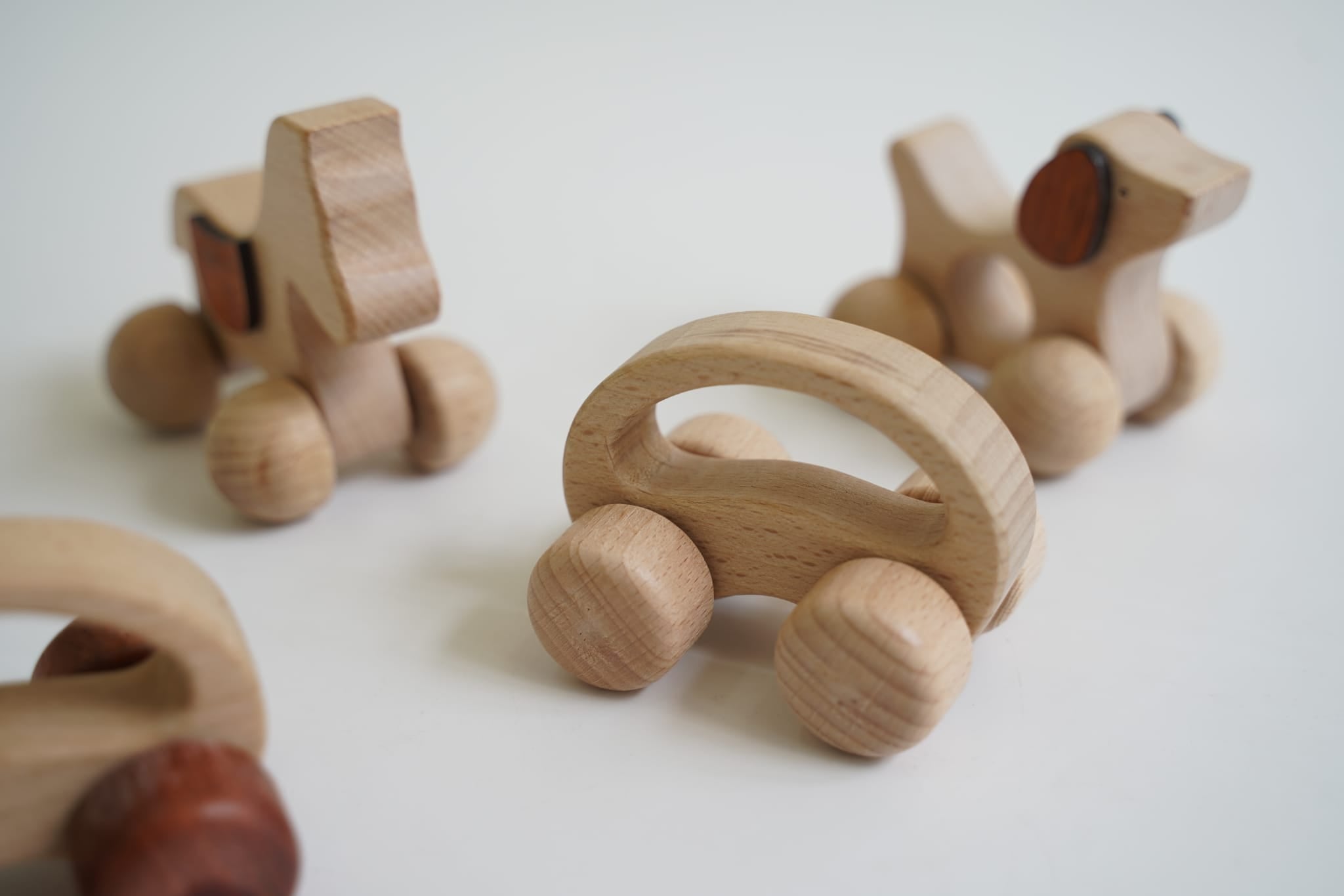 Wooden cars