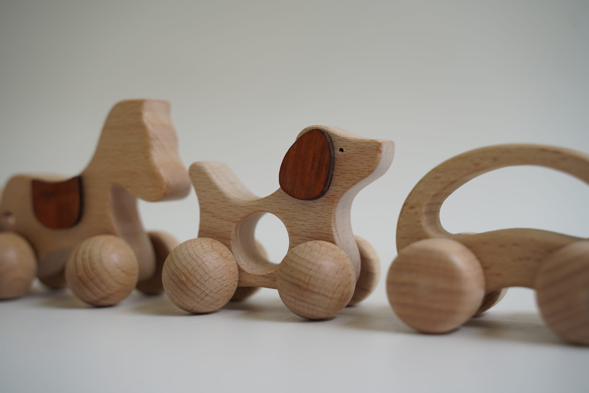 Wooden cars