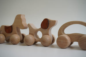 Wooden cars