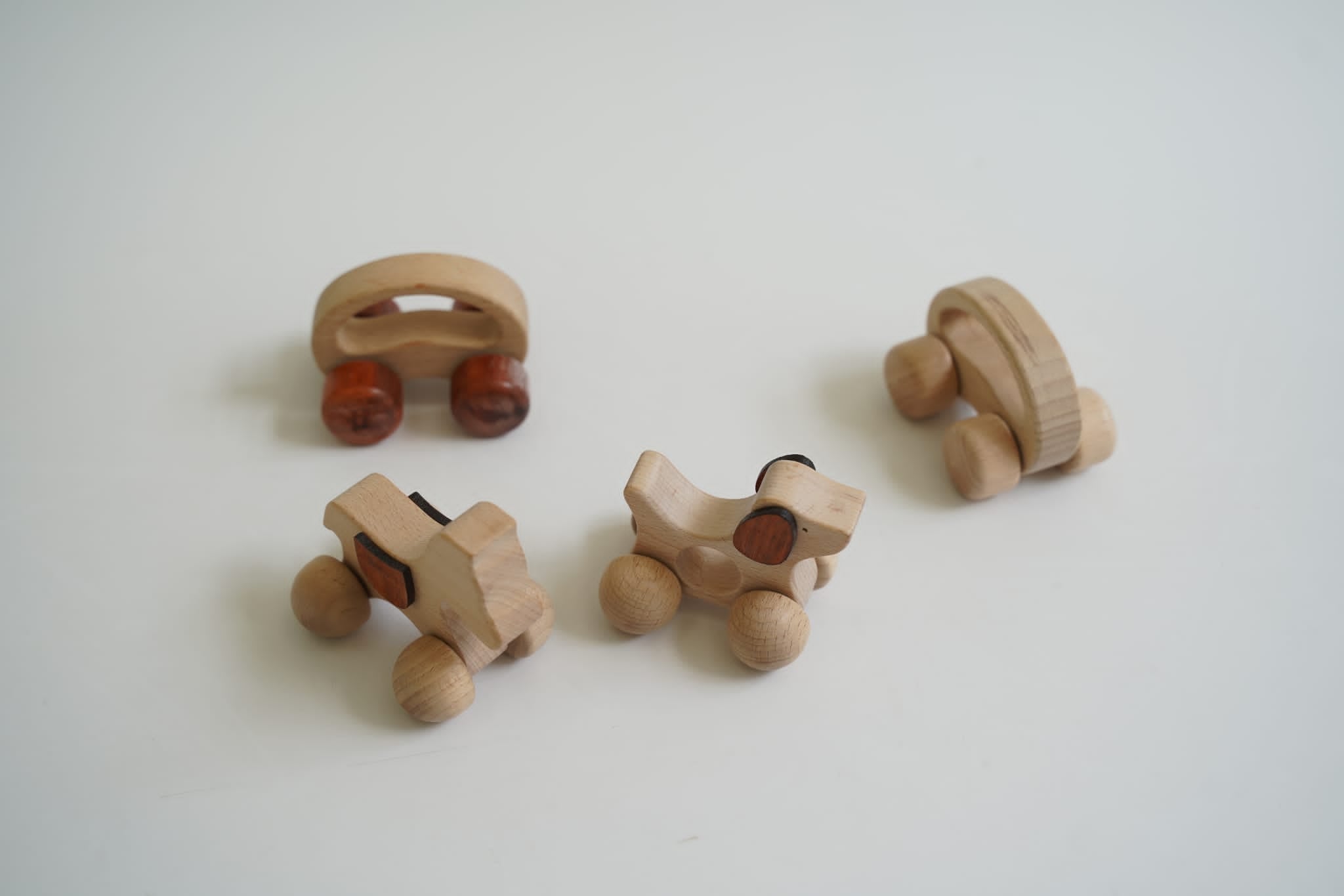 Wooden cars