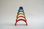 Load image into Gallery viewer, Wooden Rainbow (6 piece)
