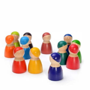 Rainbow Peg Dolls